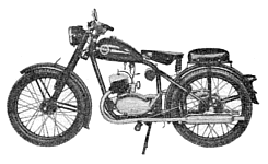 Motocykl Monark M 200 b