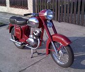 Motocykl JAWA-ČZ 150 typ 352